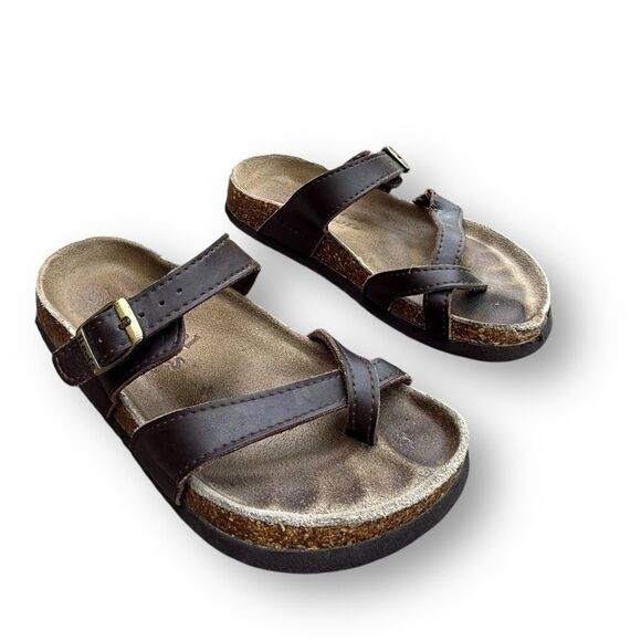 Natural Roots Health and Comfort Slip on Brown Cork Sandals Women’s size 7 - Picture 7 of 11